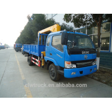 Factory Price Dongfeng 3-5T used truck crane,4X2 truck crane in Kenya